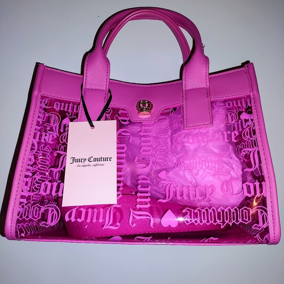 Juicy Couture Handbags - Juicy couture clear tote NWT